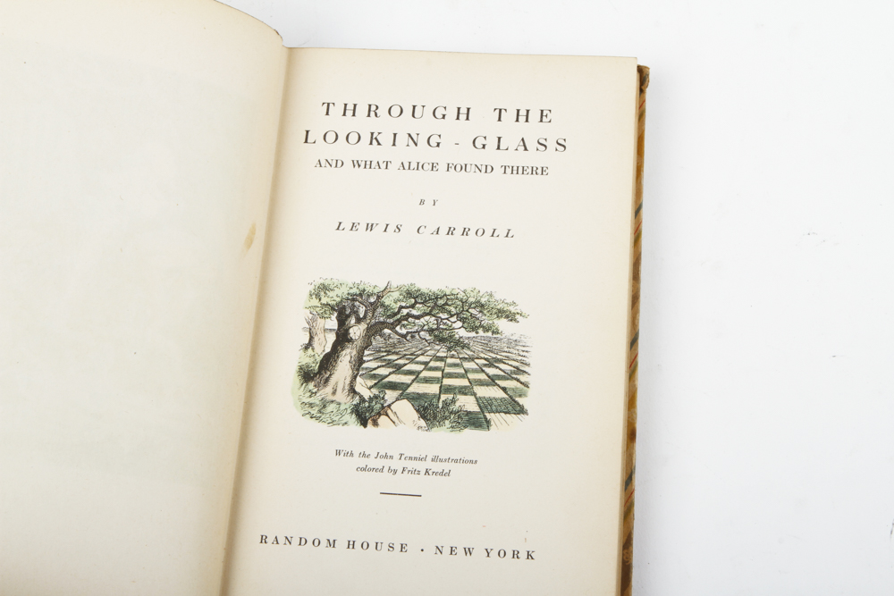 Vintage Alice In Wonderland Books by Lewis Carroll