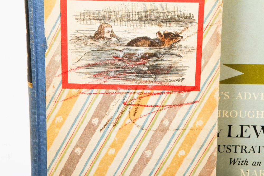 Vintage Alice In Wonderland Books by Lewis Carroll