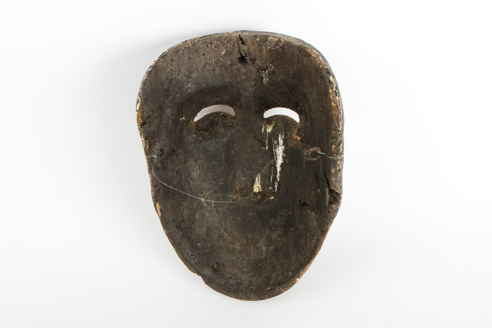 A Hand Painted Wooden Mask