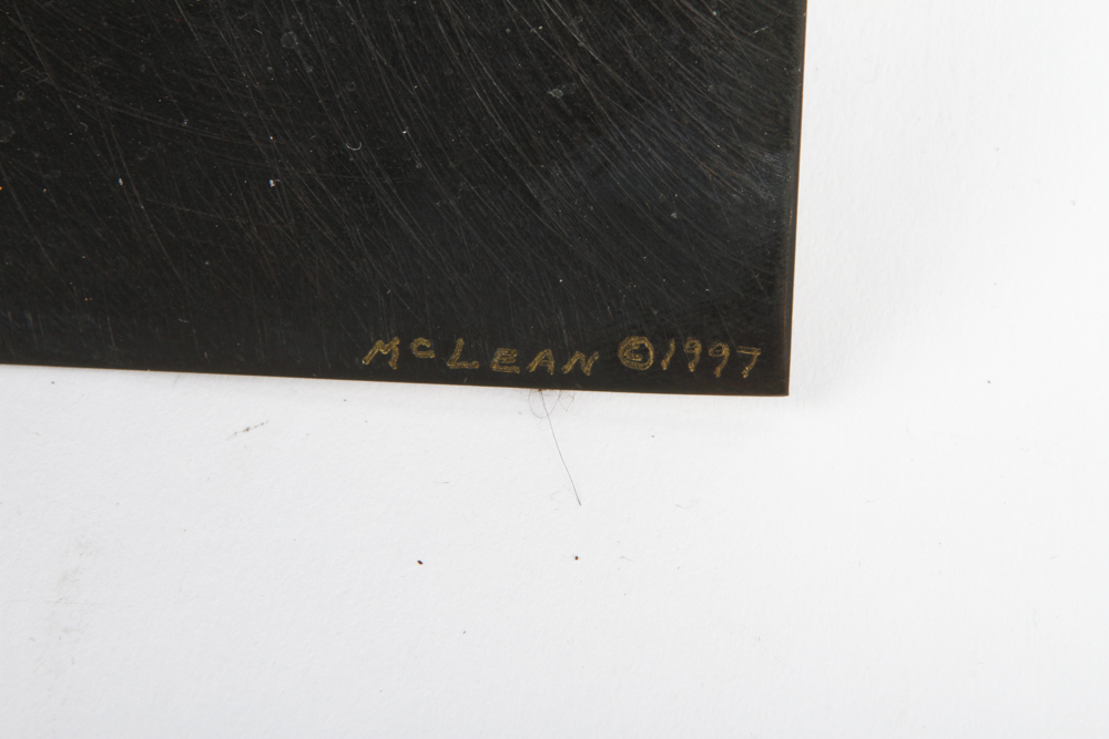 Jack and Alice McLean Signed Wall Tile
