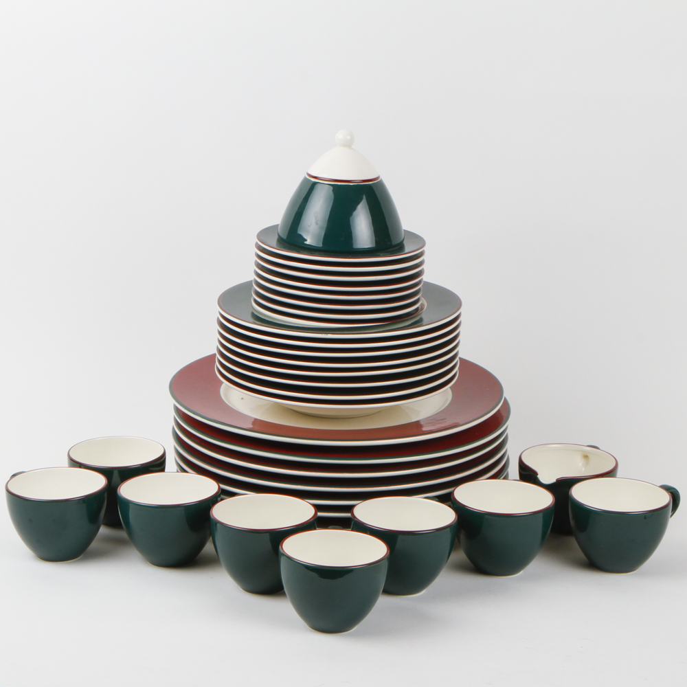 Set of Pagnossin dinnerware