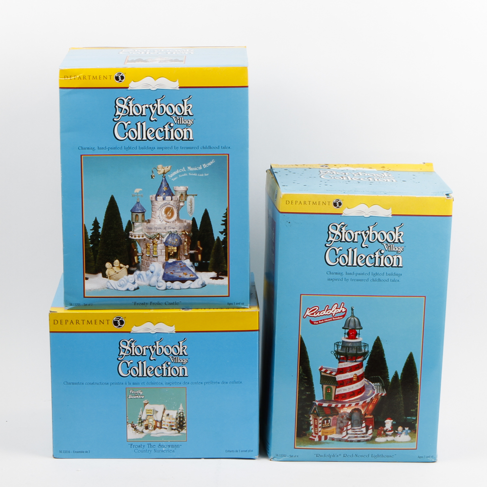 Collection of Department 56 Storybook Village Houses