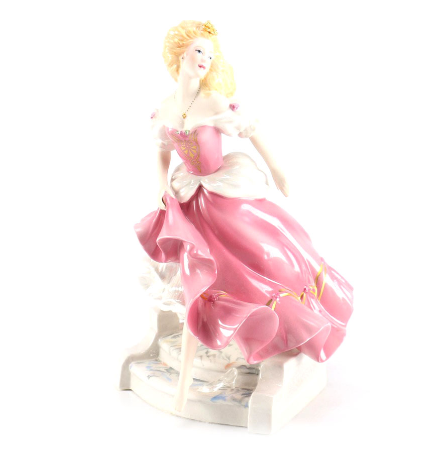 Franklin Mint Cinderella Porcelain Figurine