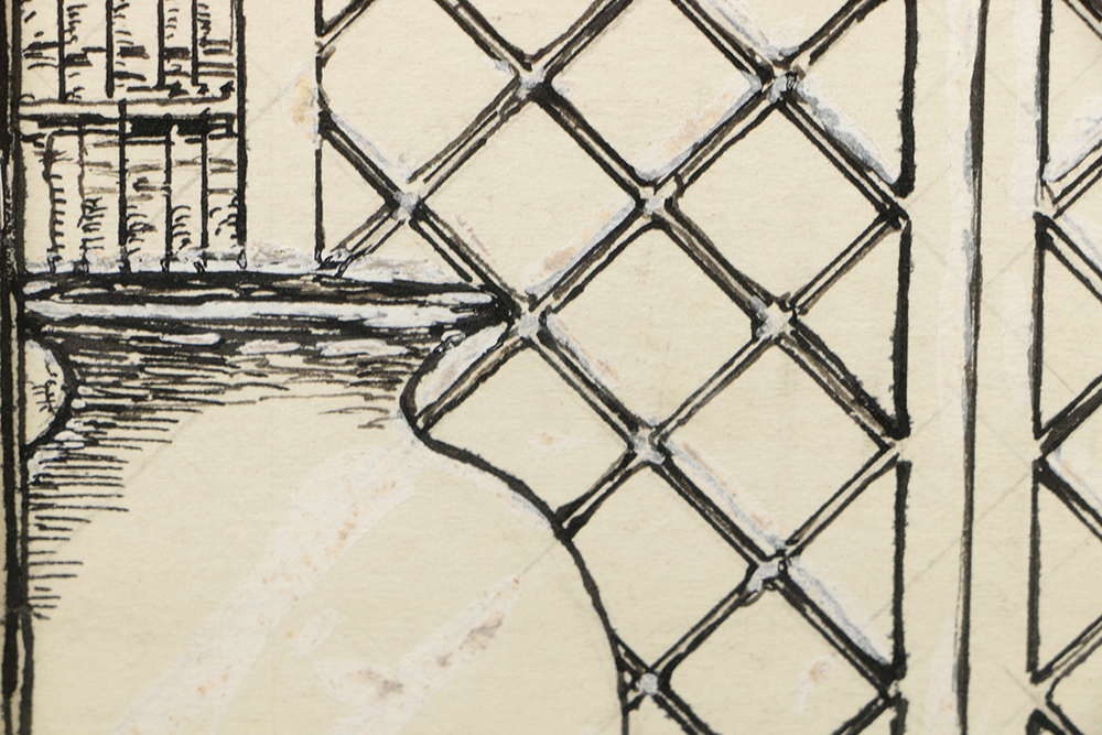 E. T. Hurley Etching on Paper "George Elliston"