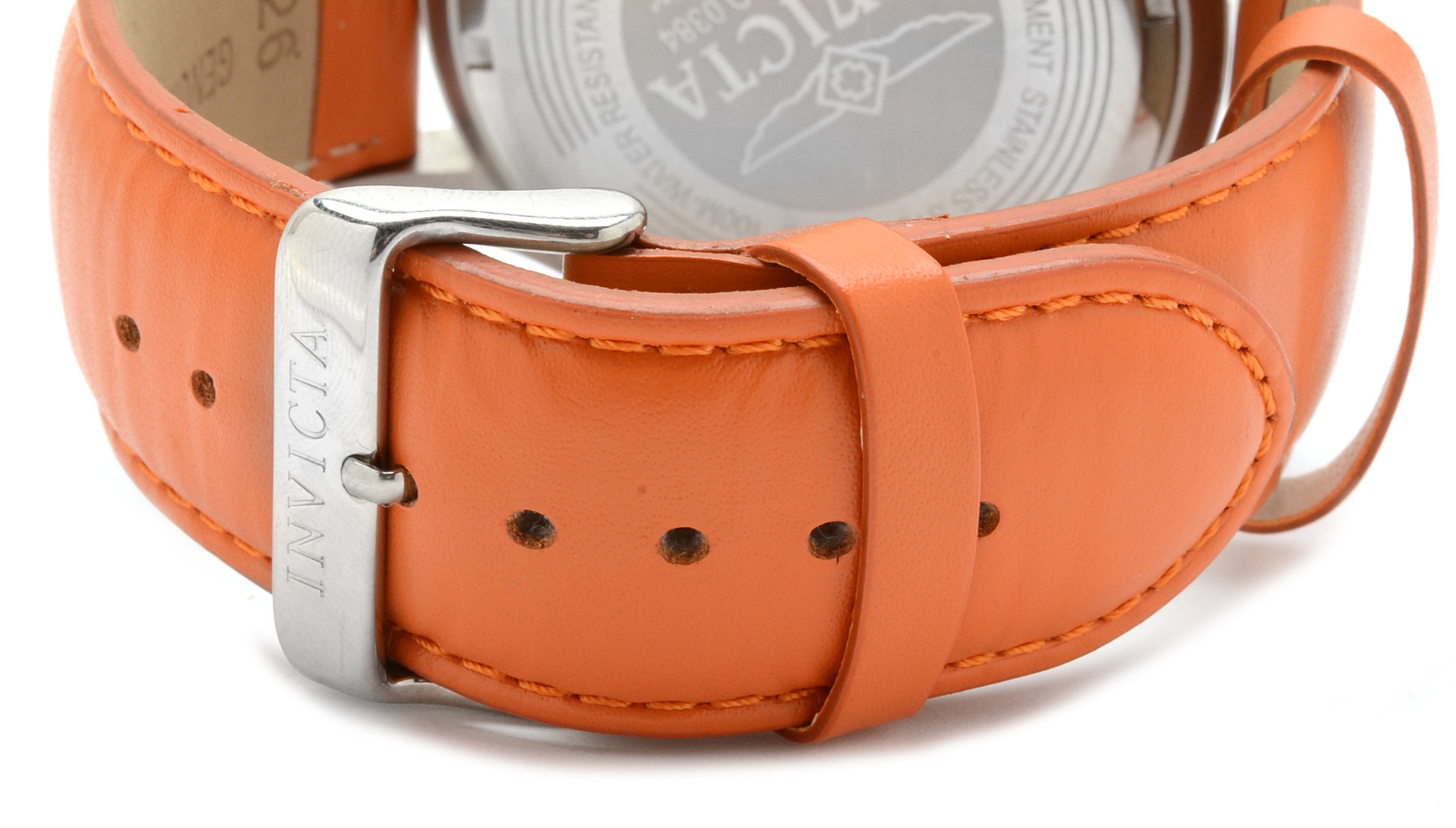 Invicta Specialty Model No. 0384 Leather Band Watch