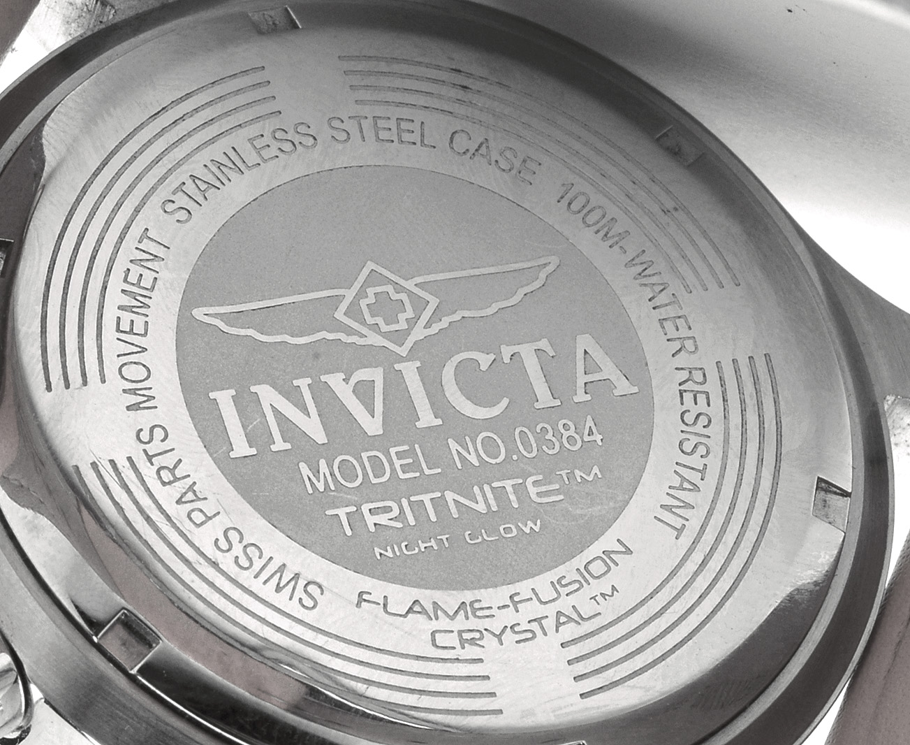 Invicta Specialty Model No. 0384 Leather Band Watch