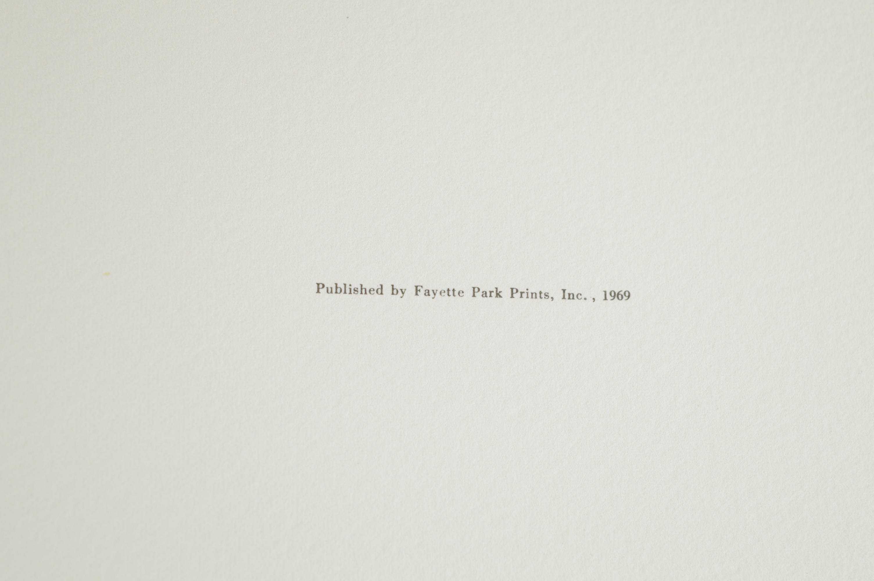 Joseph Petro "Man O'War" Offset Lithograph