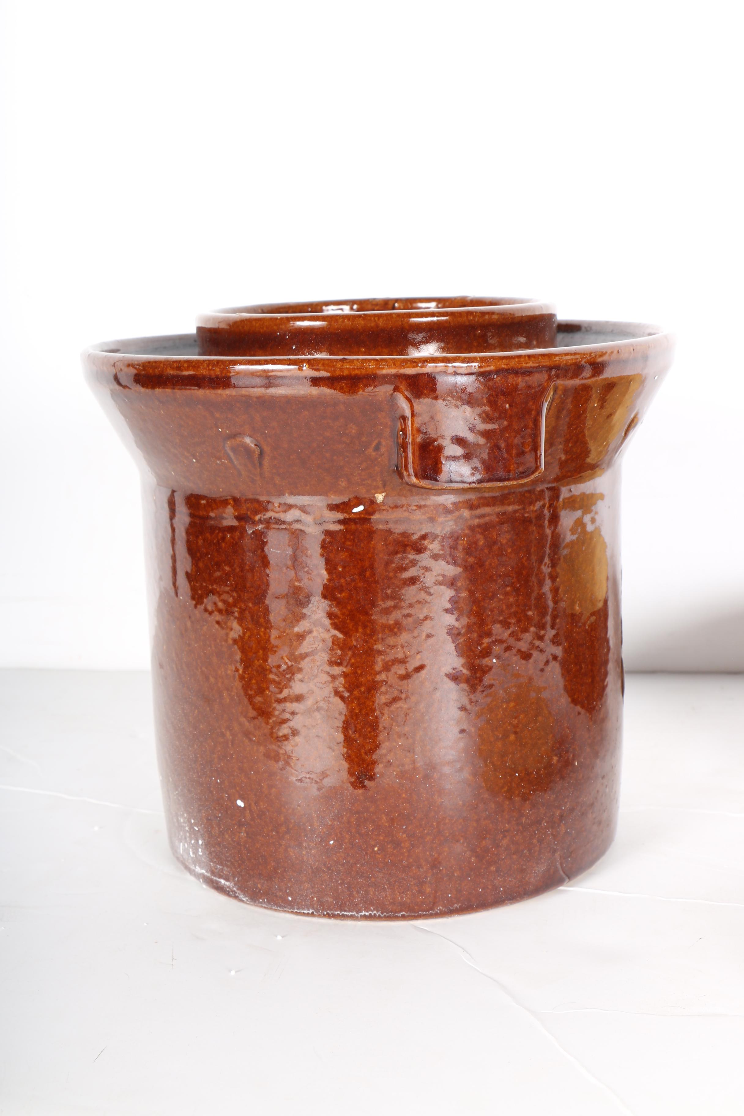 Harsch Boleslawiec Crock "Rich Brown" Fermenting Pot