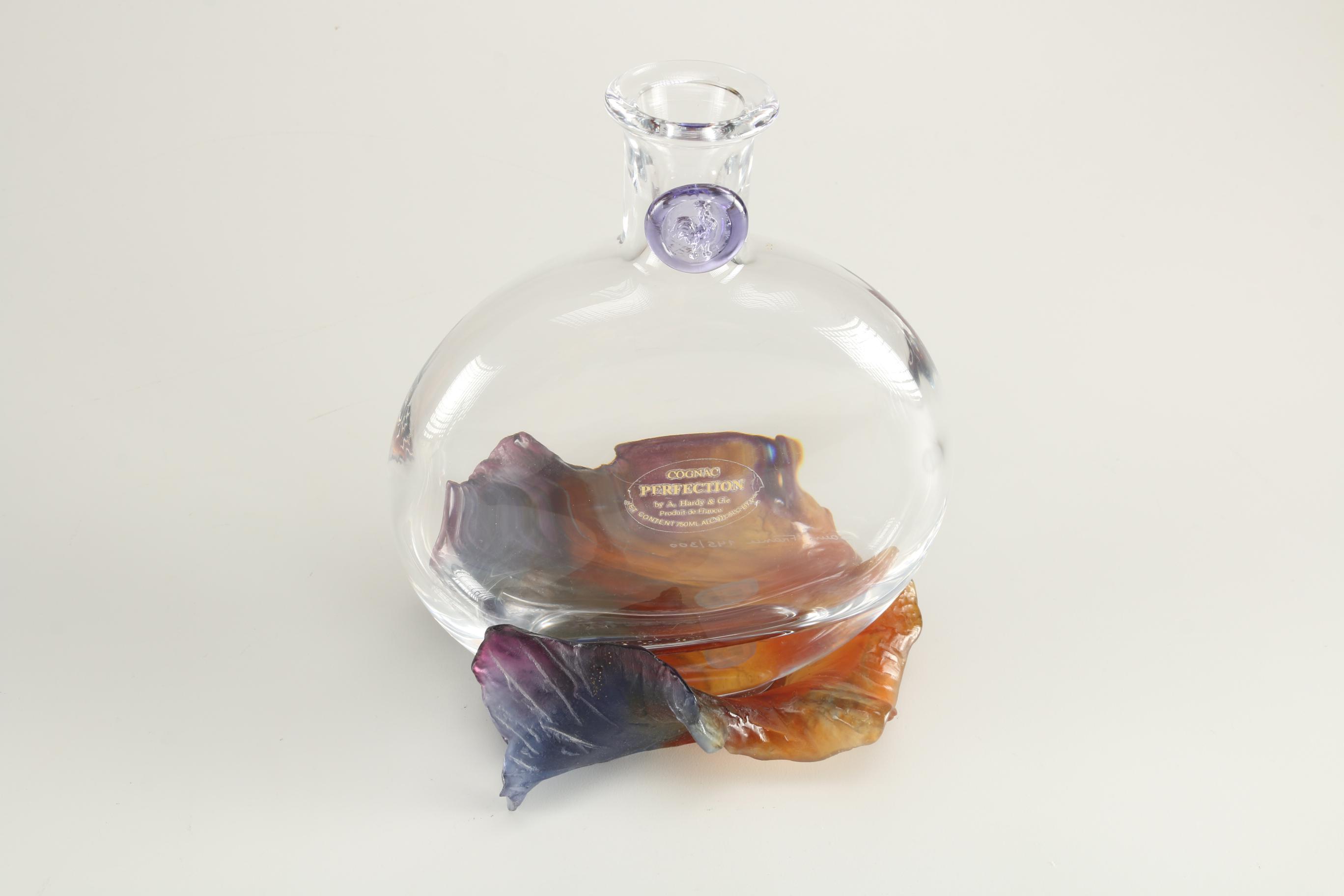 Limited Edition Hardy "Perfection" Formed Glass Cognac Decanter