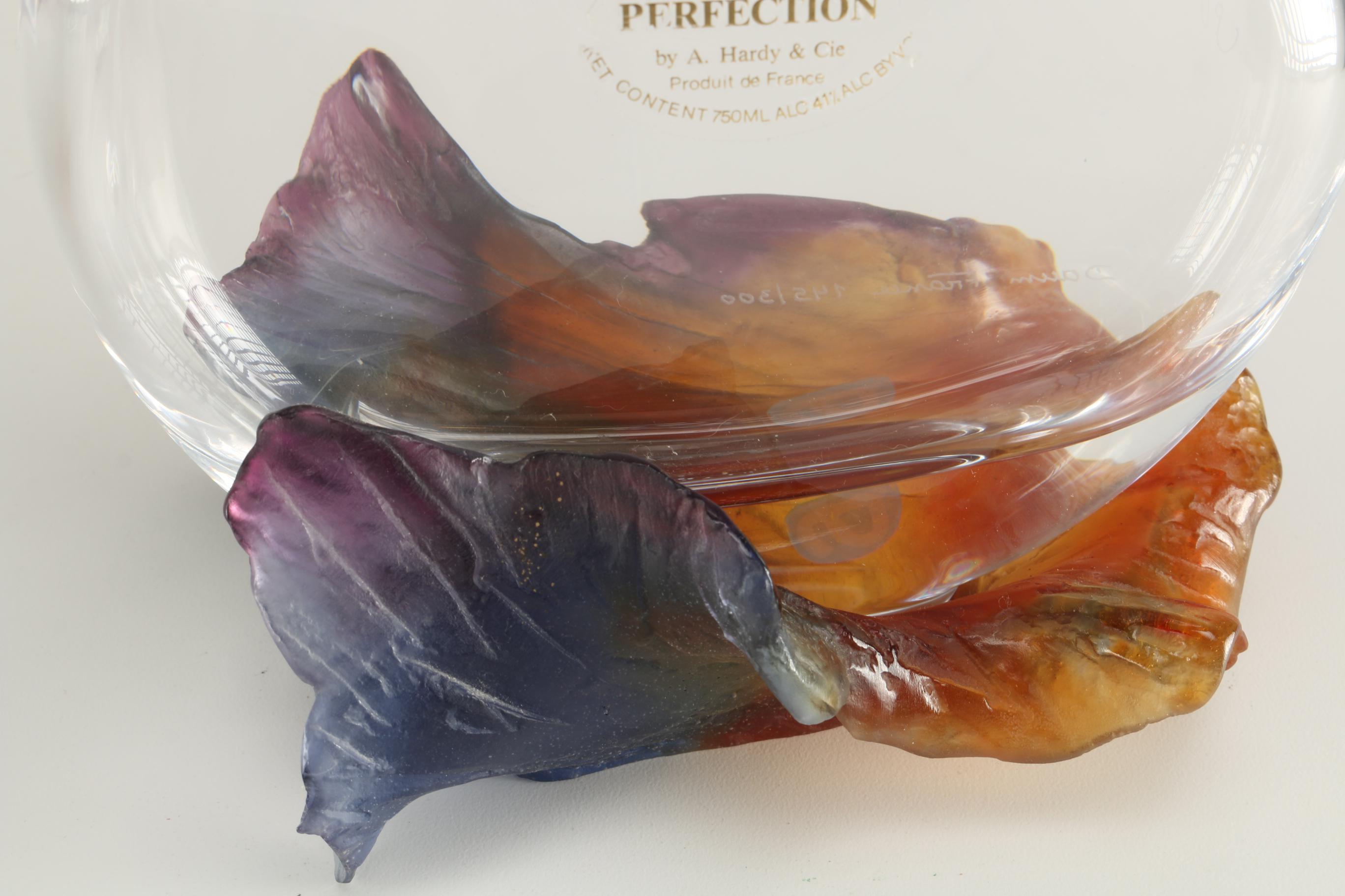 Limited Edition Hardy "Perfection" Formed Glass Cognac Decanter