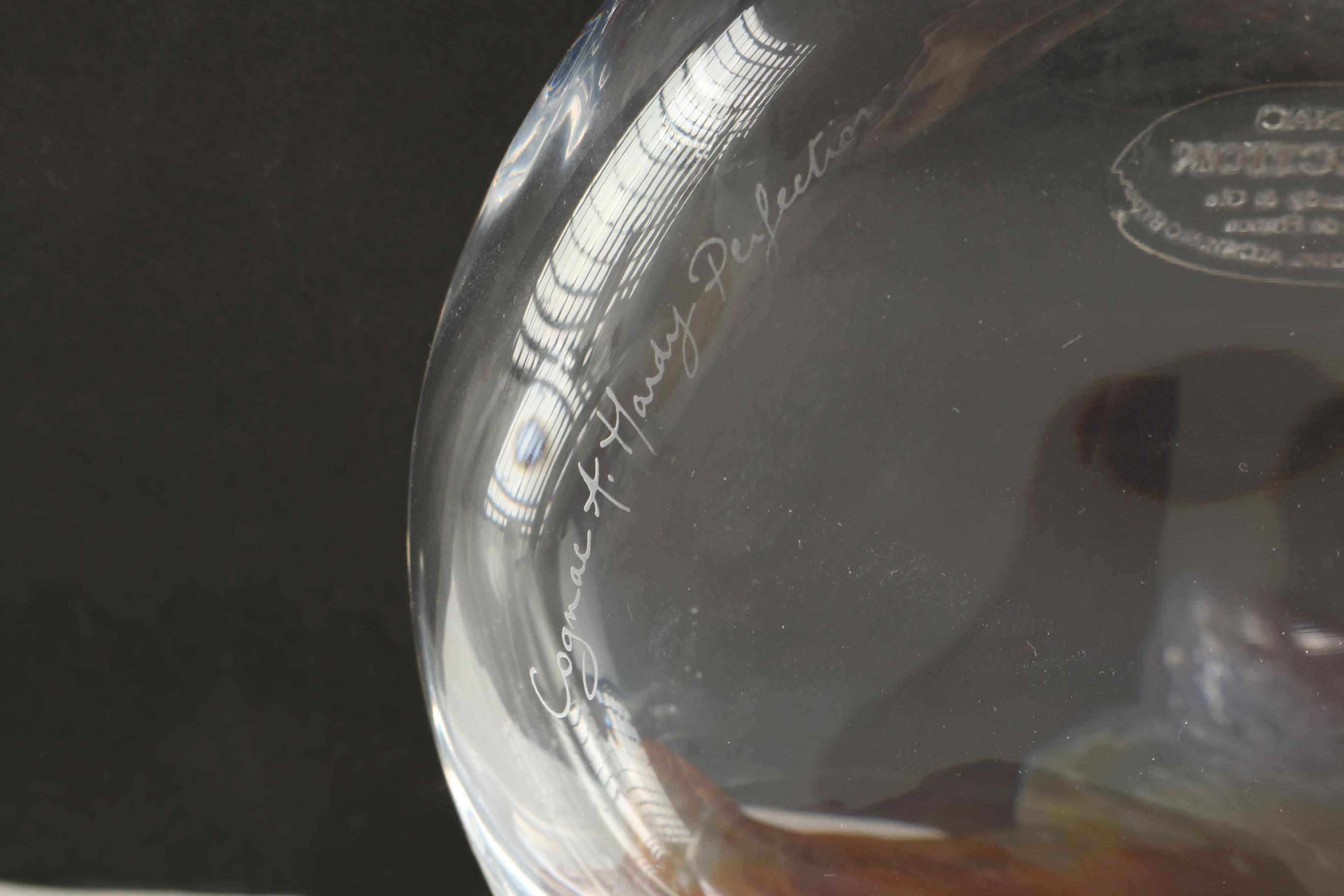 Limited Edition Hardy "Perfection" Formed Glass Cognac Decanter