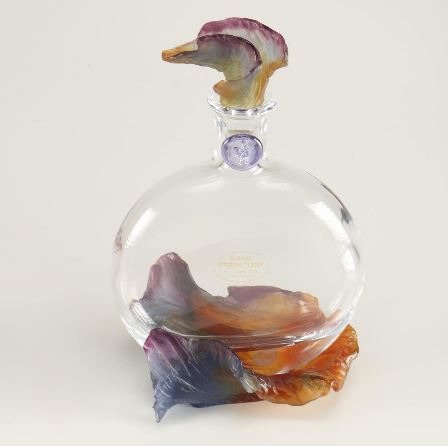 Limited Edition Hardy "Perfection" Formed Glass Cognac Decanter