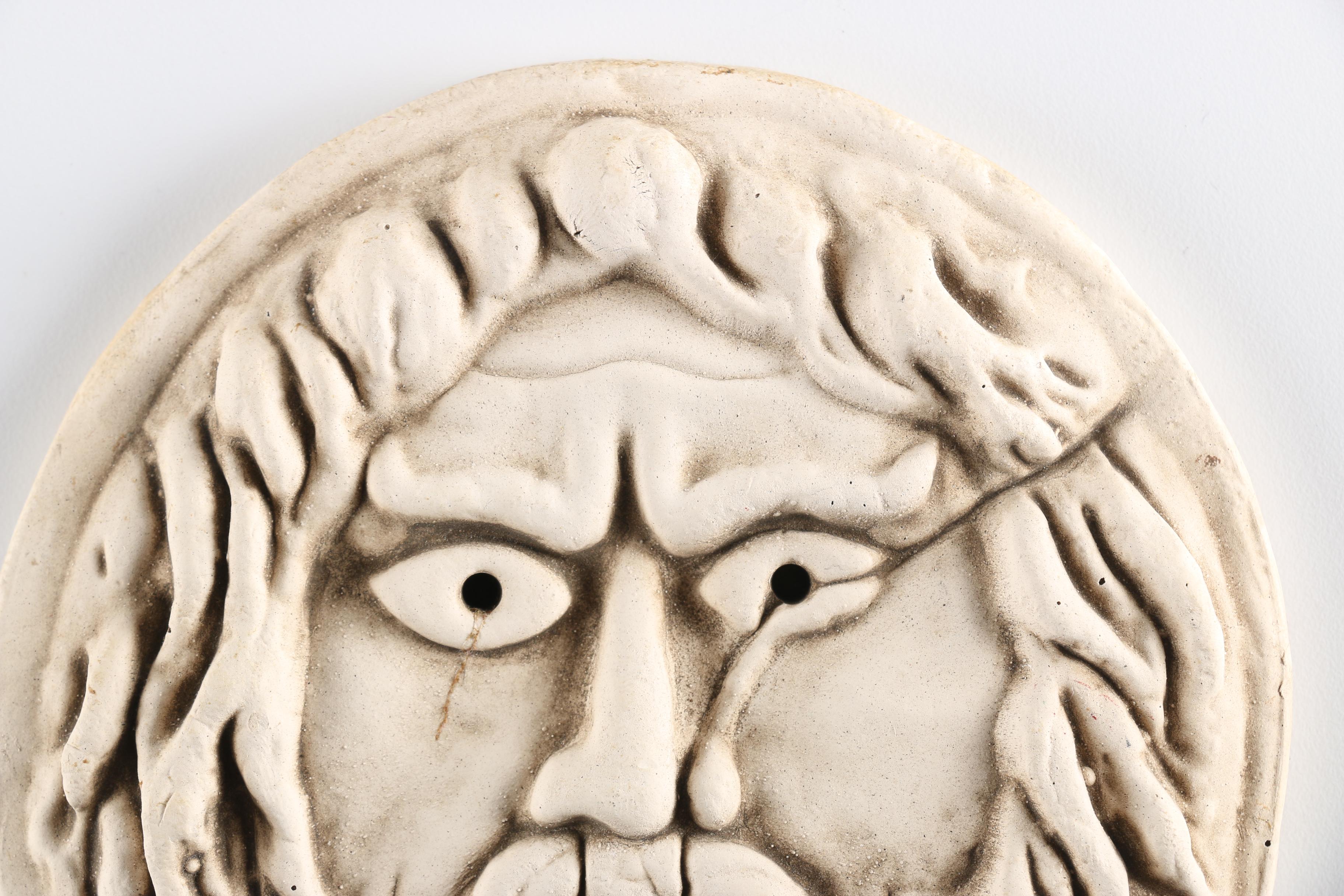 Roman Replica "Mouth of Truth" Mask Tile