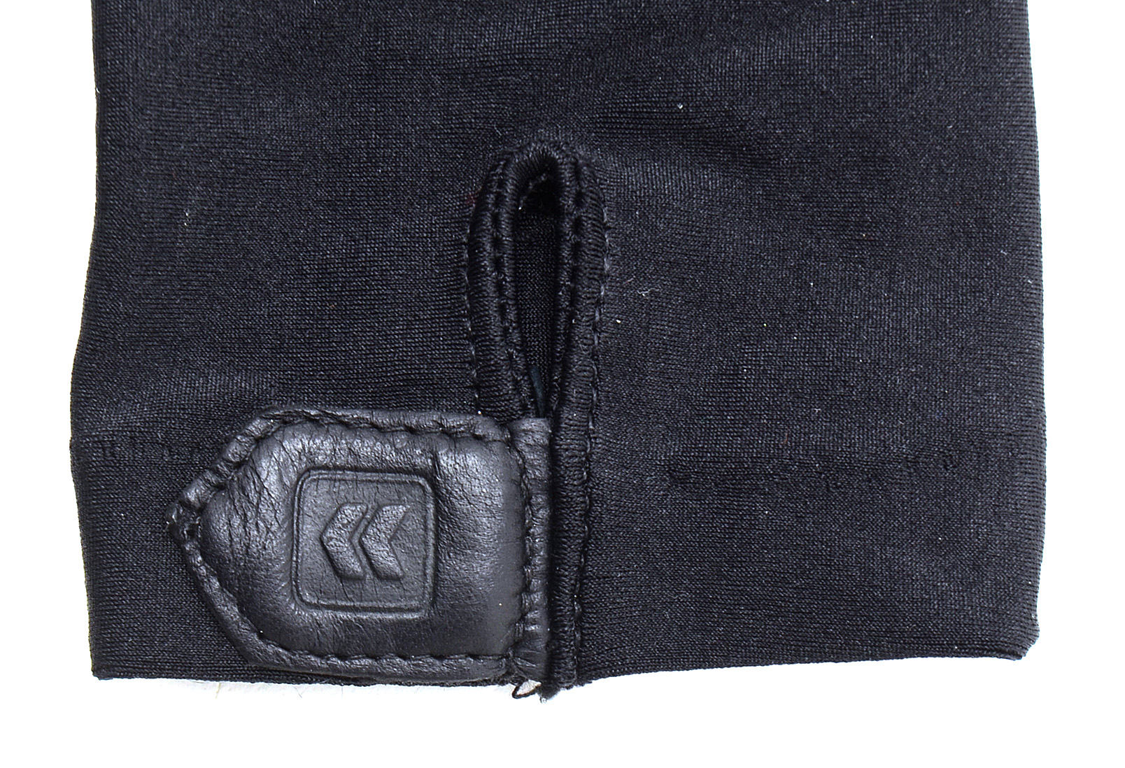 Pair of Black Driving Gloves Trimmed in Black Suede