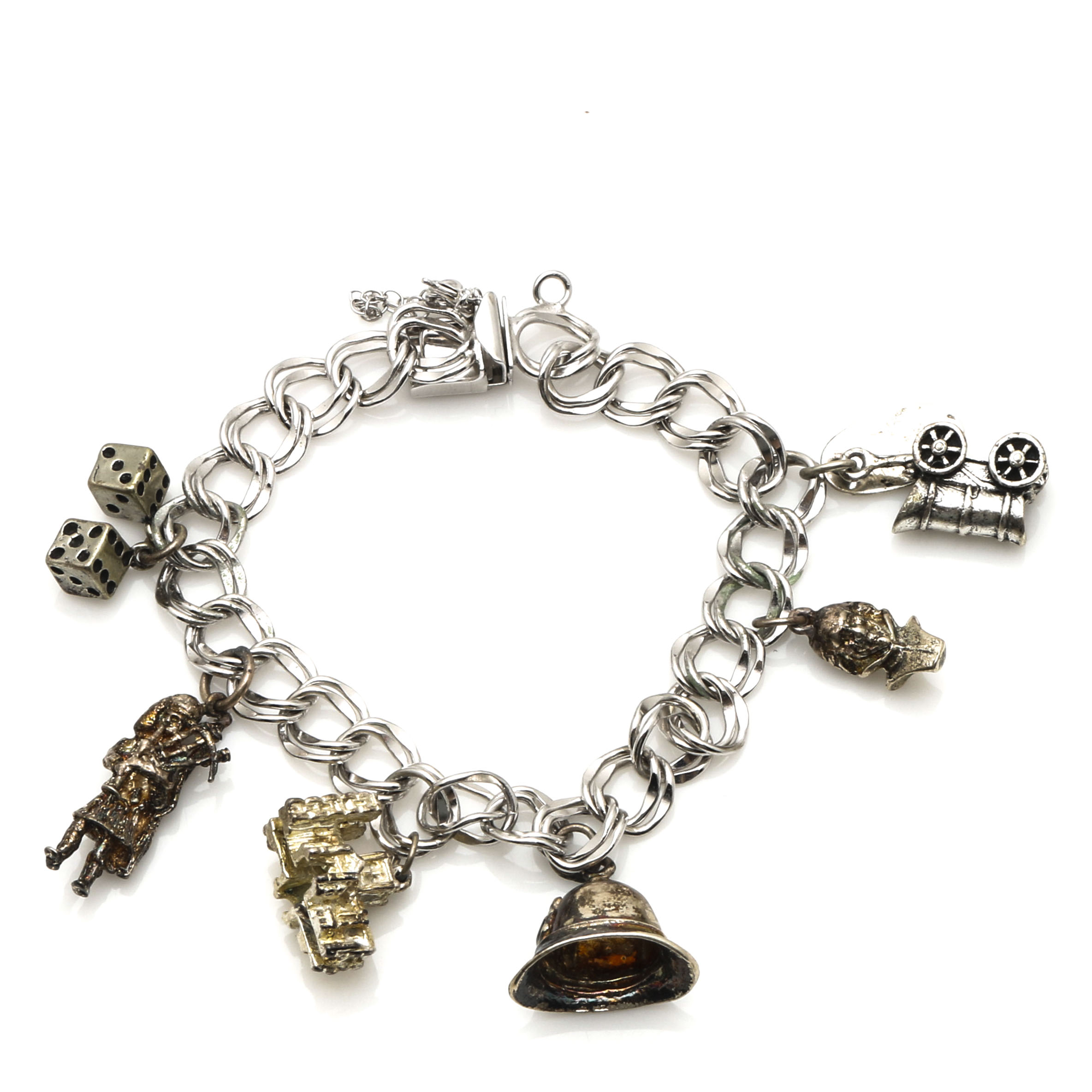 Sterling Silver Charm Bracelet