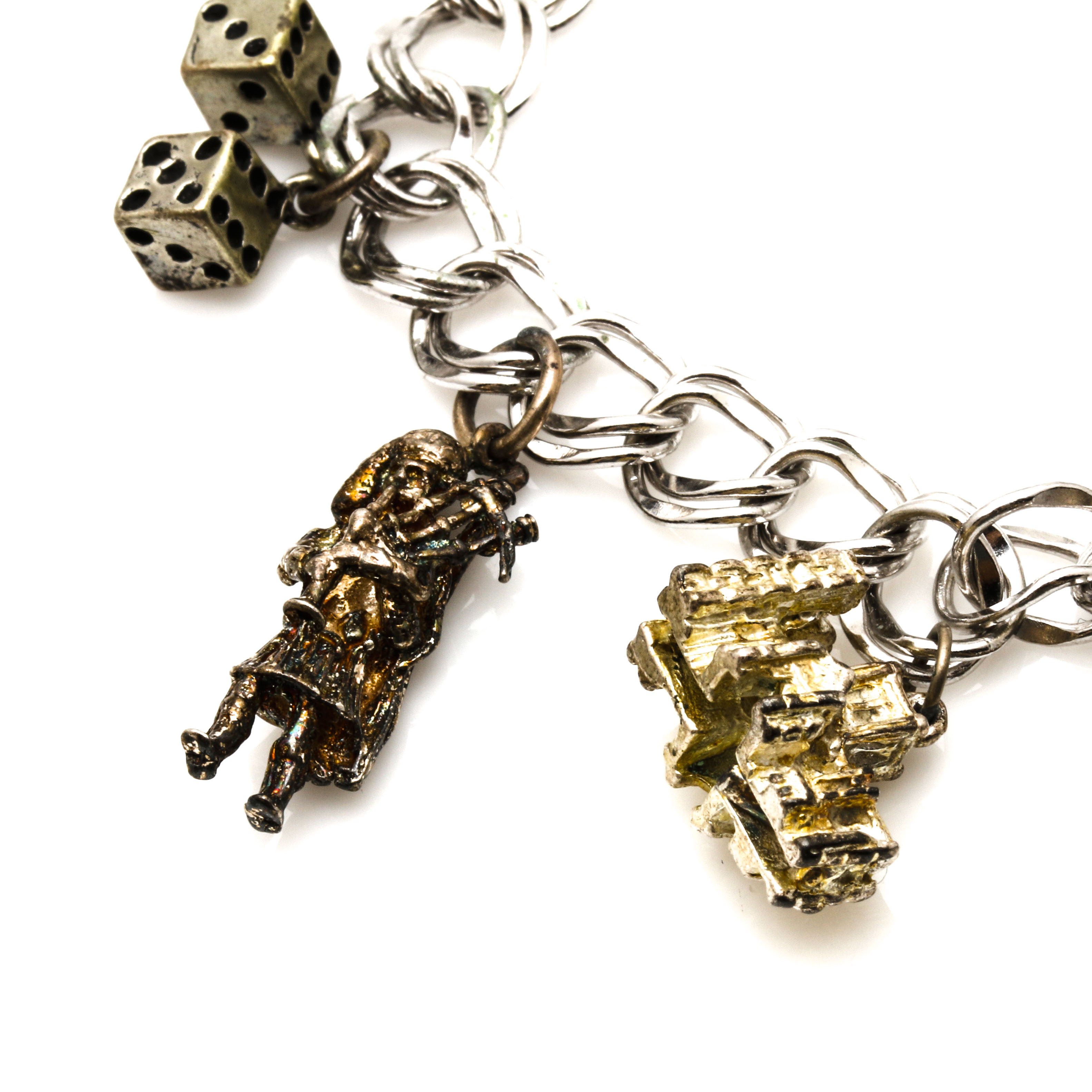 Sterling Silver Charm Bracelet