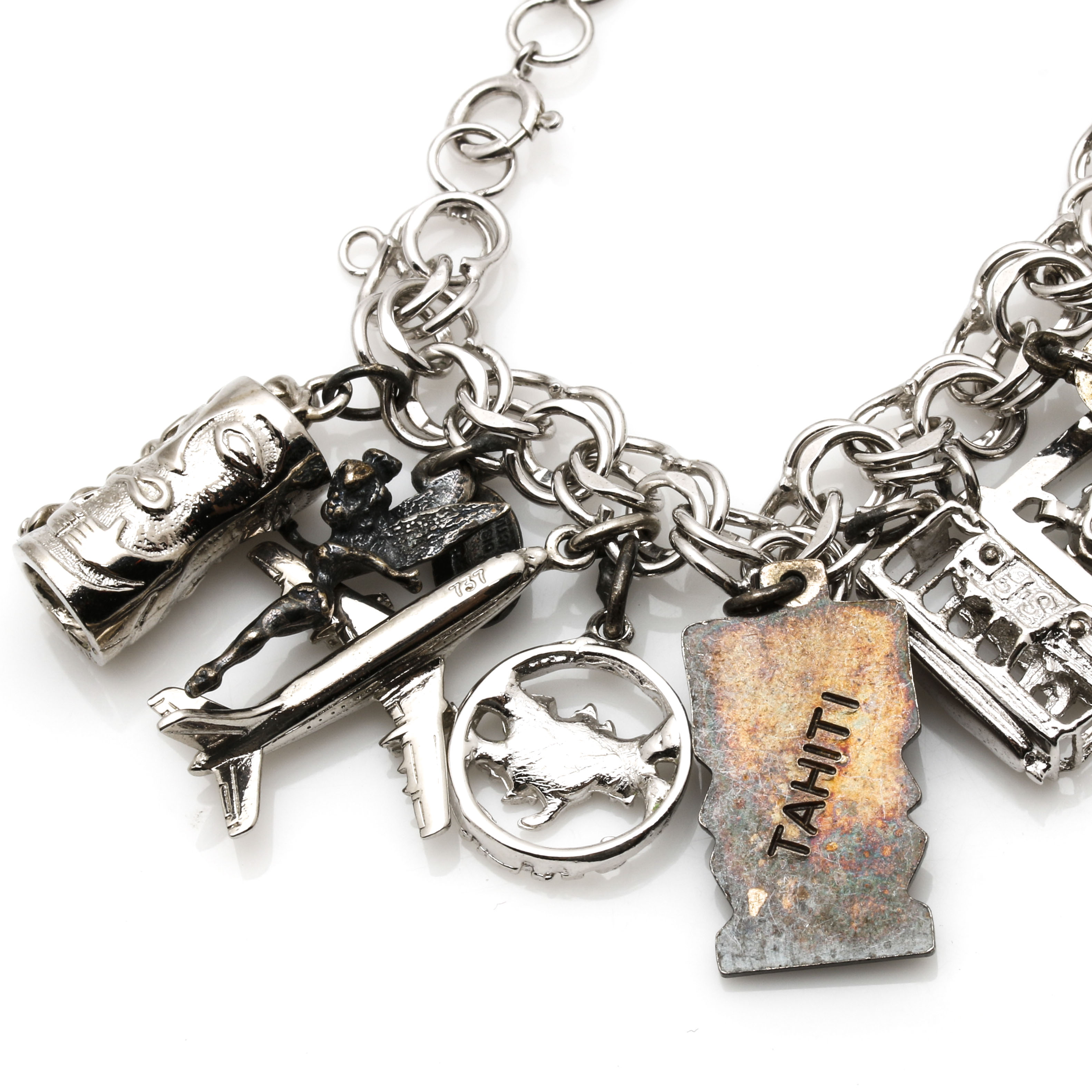 Sterling Silver Charm Bracelet