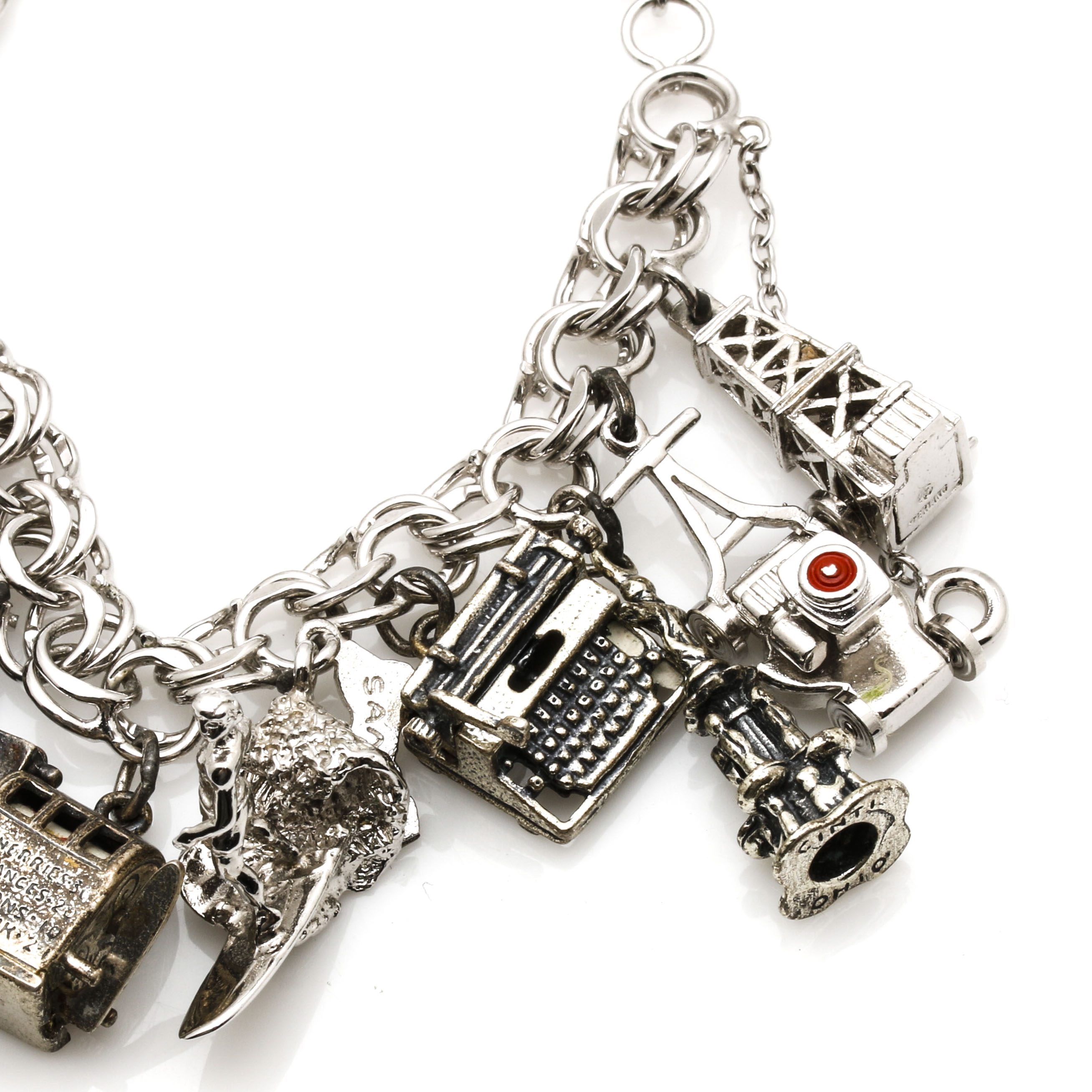 Sterling Silver Charm Bracelet