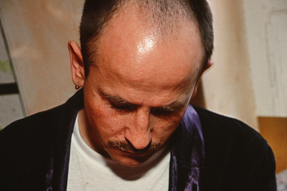 Nan Goldin Cibachrome Color Photograph "Piotr Taking his AIDS Medicine Berlin 1996"