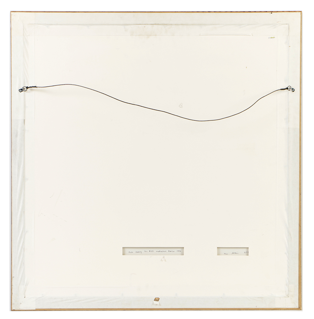 Nan Goldin Cibachrome Color Photograph "Piotr Taking his AIDS Medicine Berlin 1996"