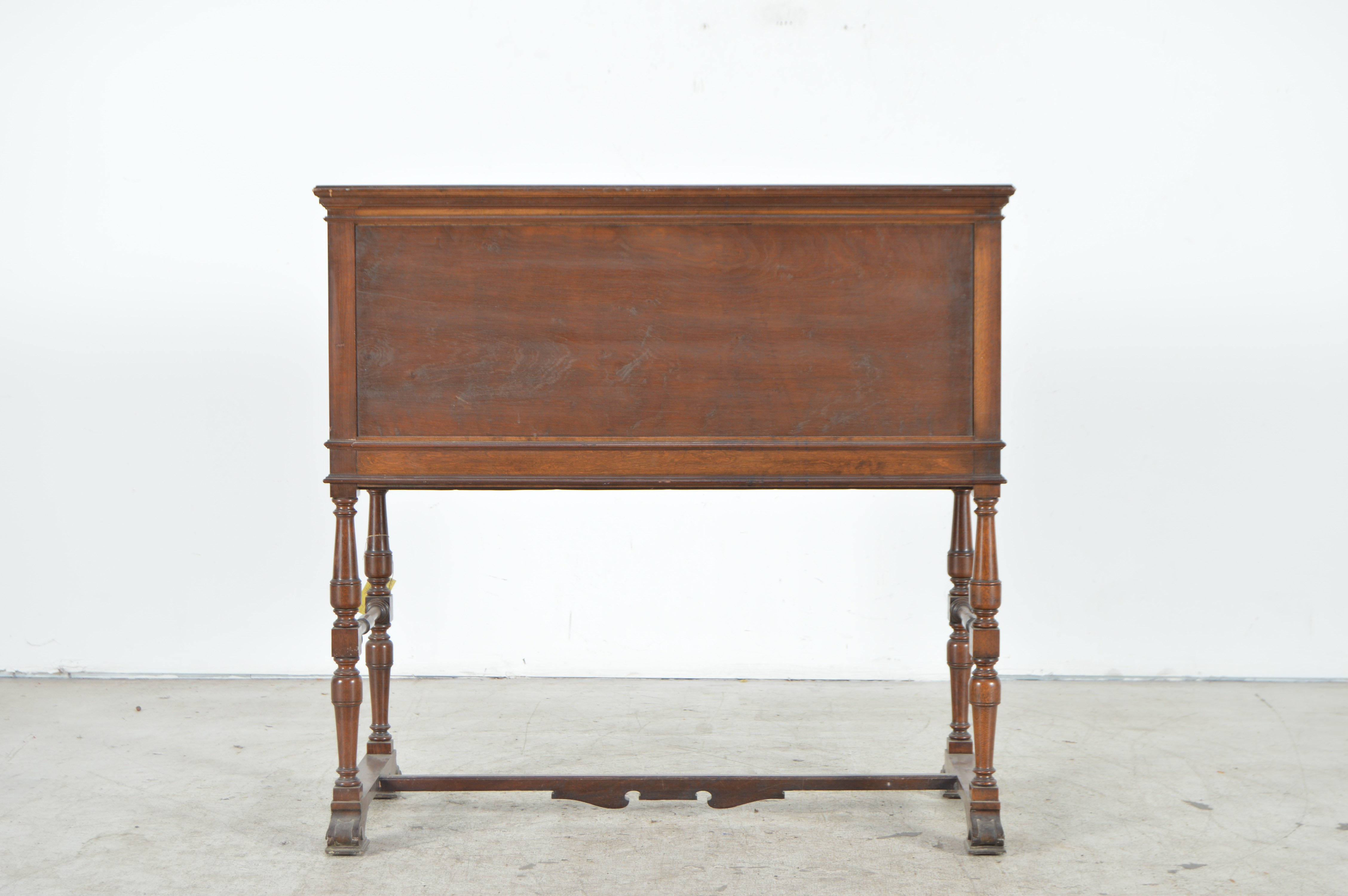 Victorian Gothic Revival Carved Walnut Writing Desk