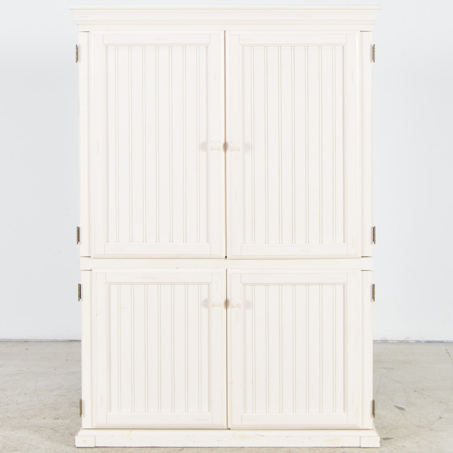 White Computer Desk Armoire by Pottery Barn