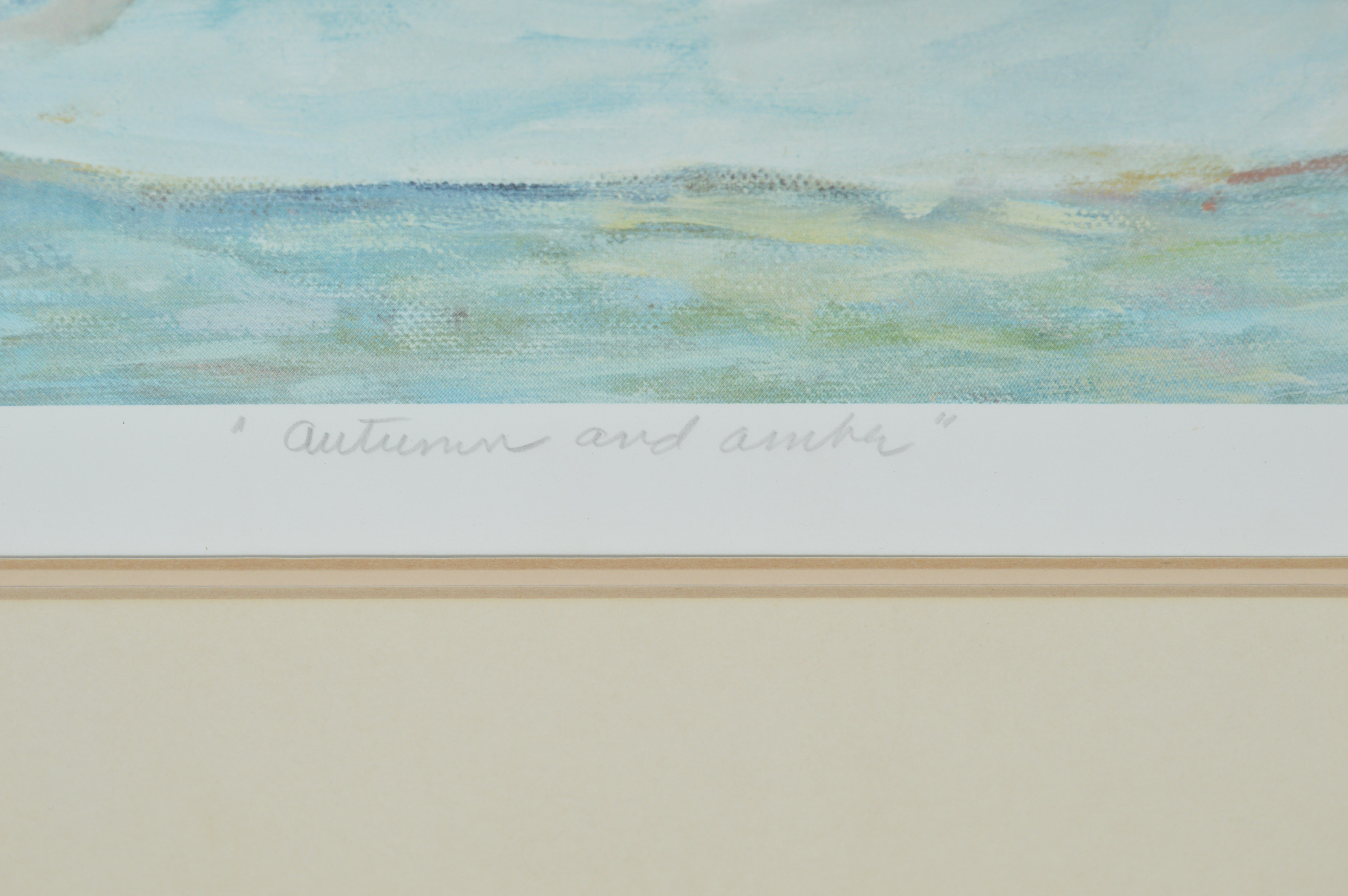 Framed and Signed Irene Borg Offset Lithographs