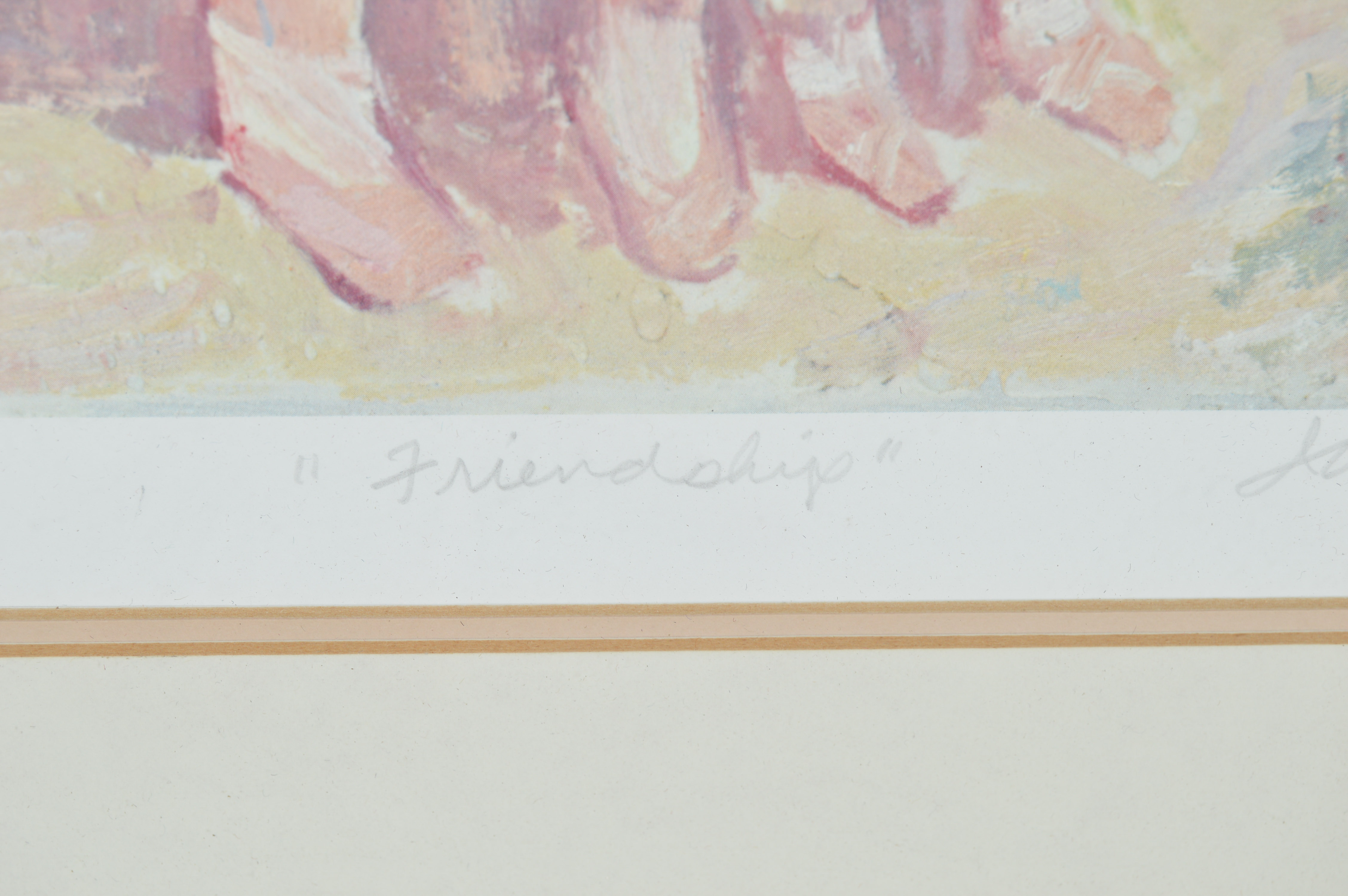 Framed and Signed Irene Borg Offset Lithographs