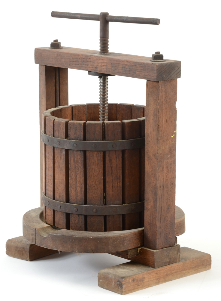 Antique Wooden Apple Press