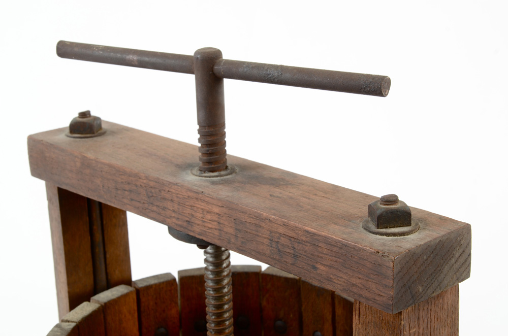 Antique Wooden Apple Press