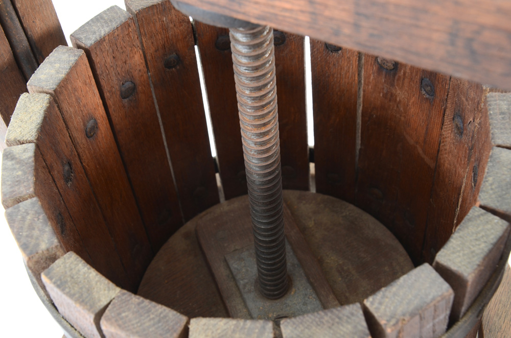 Antique Wooden Apple Press