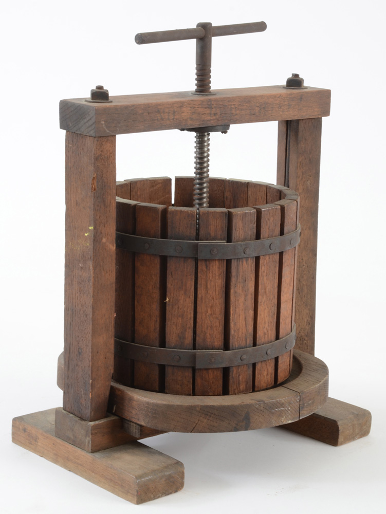 Antique Wooden Apple Press