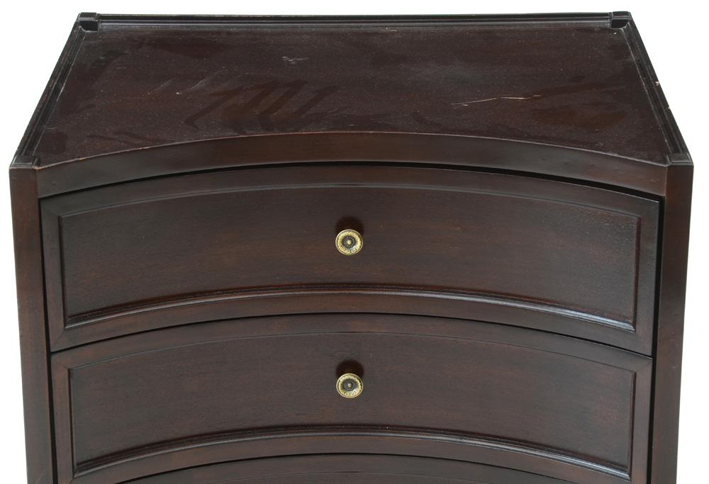 Small Chest of Drawers with Concave Front