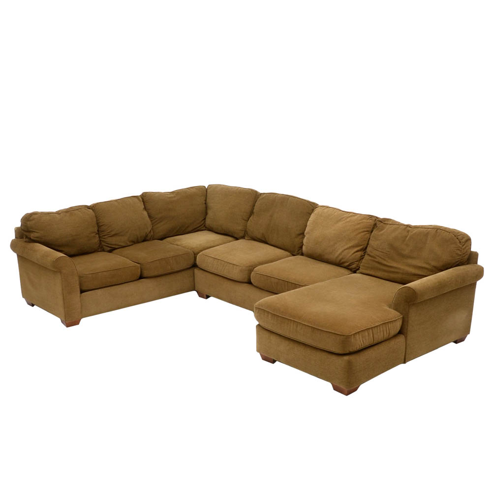 Haverty's Sage Green Sectional Seating Group