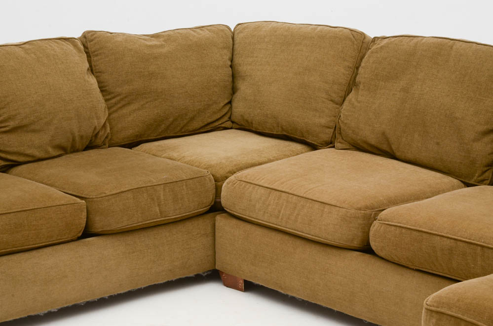 Haverty's Sage Green Sectional Seating Group