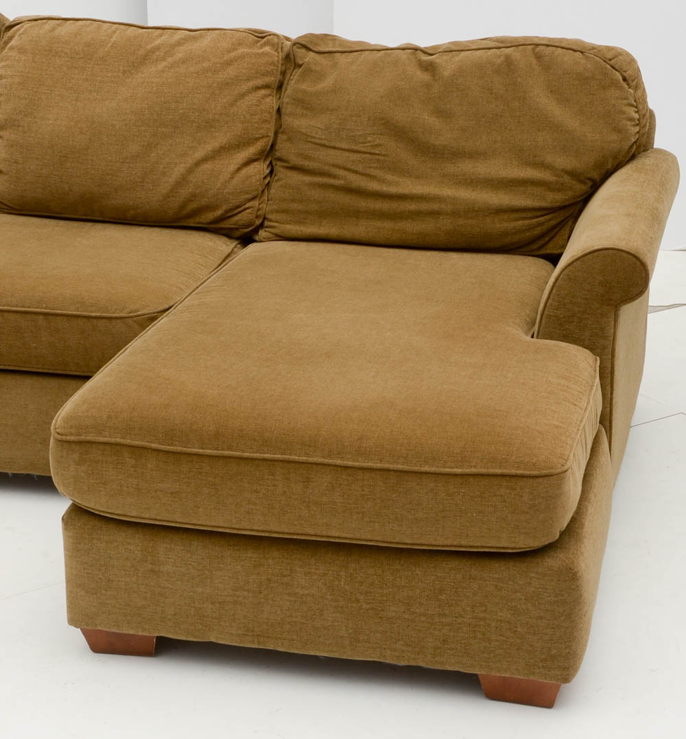 Haverty's Sage Green Sectional Seating Group