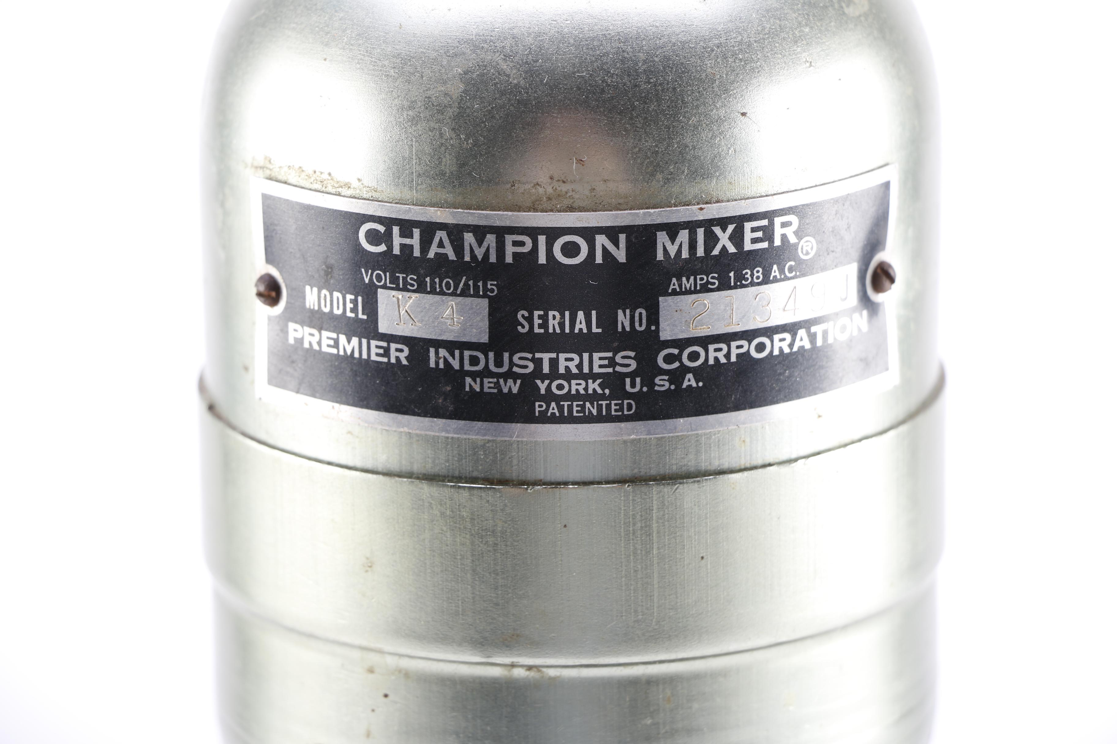 Green Vintage Champion Blender Mixer