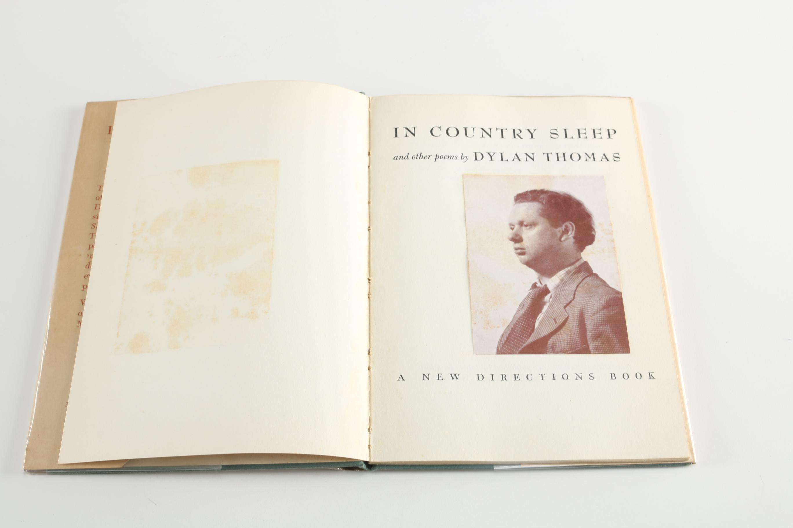 First Trade Edition of "In Country Sleep" by Dylan Thomas