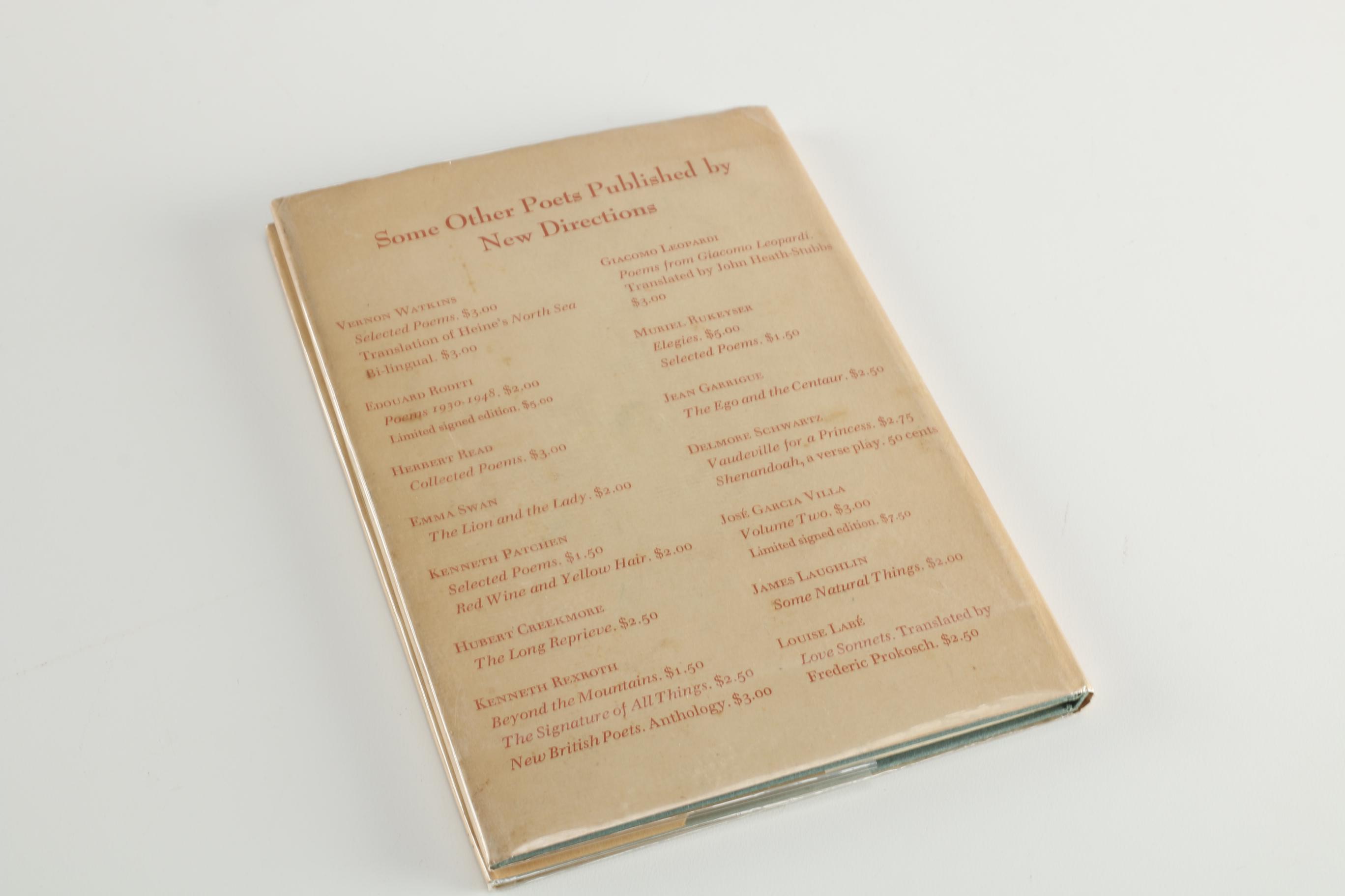 First Trade Edition of "In Country Sleep" by Dylan Thomas