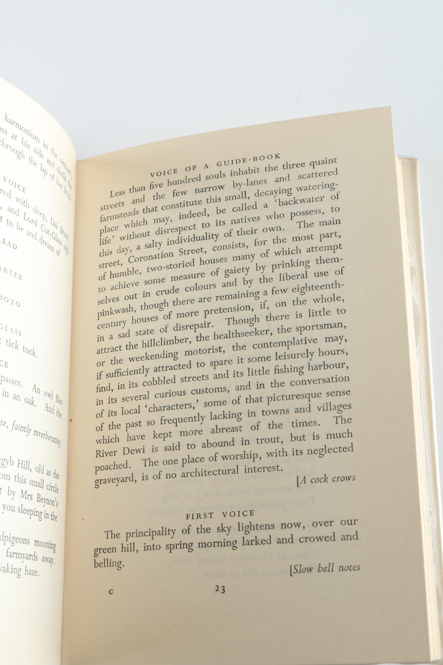 1954 First Edition Dylan Thomas "Under Milk Wood"