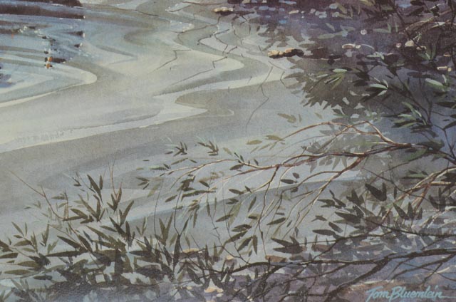 Tom Bluemlein Signed AP Offset Lithograph "Breaking Camp"