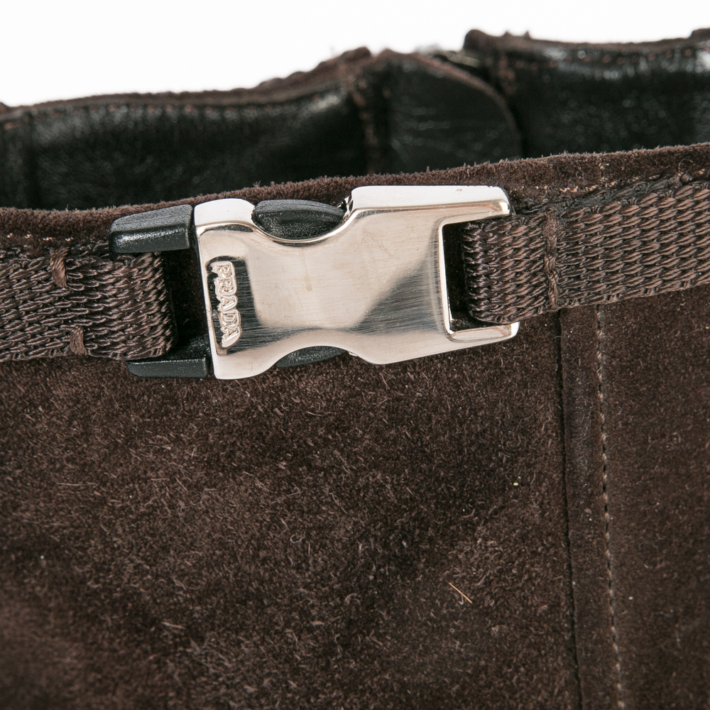 Prada Suede Ankle Boots