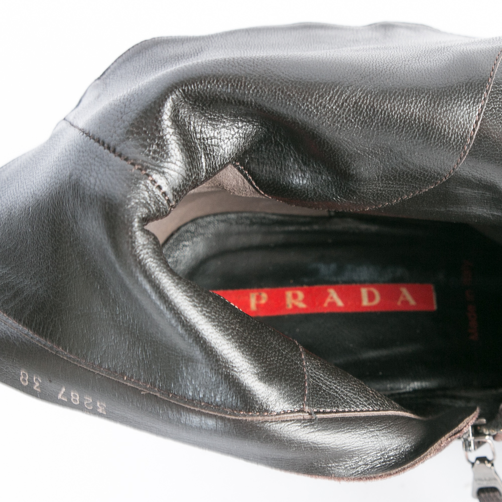 Prada Suede Ankle Boots