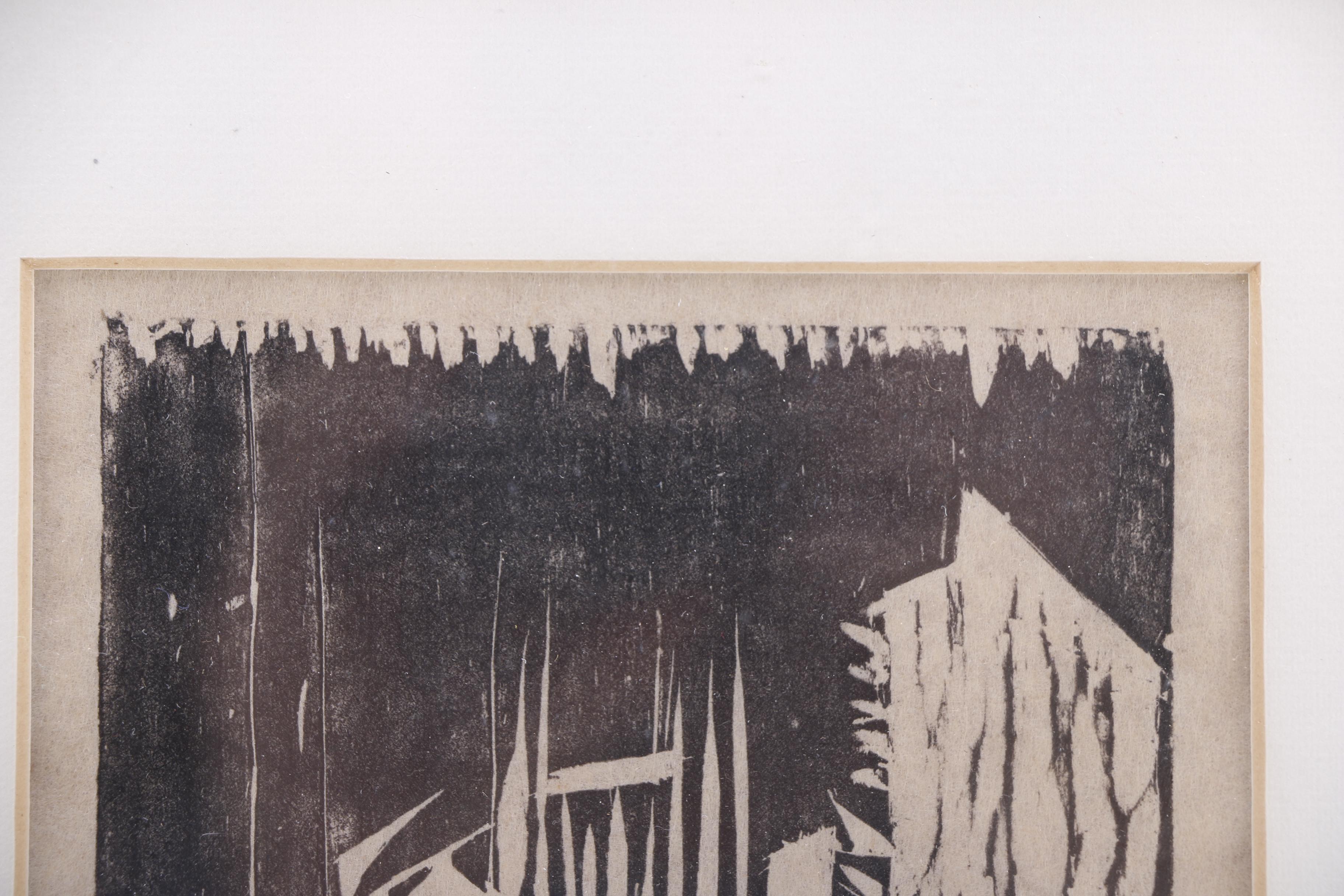 Lola Breidbart Woodcut "Figures & Forms"