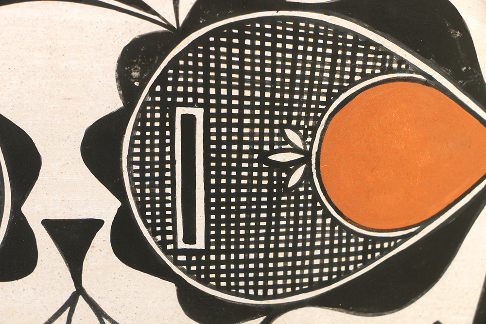 Rachel Aragon Hand Coiled Acoma Olla Pot