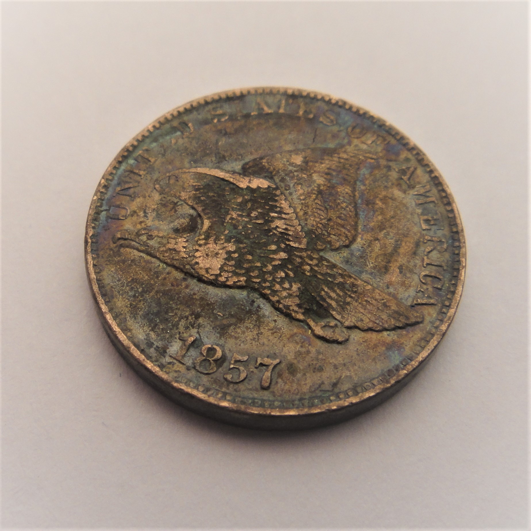 1857 & 1858 Flying Eagle Coins, 1869 & 1870 Three Cent Pieces