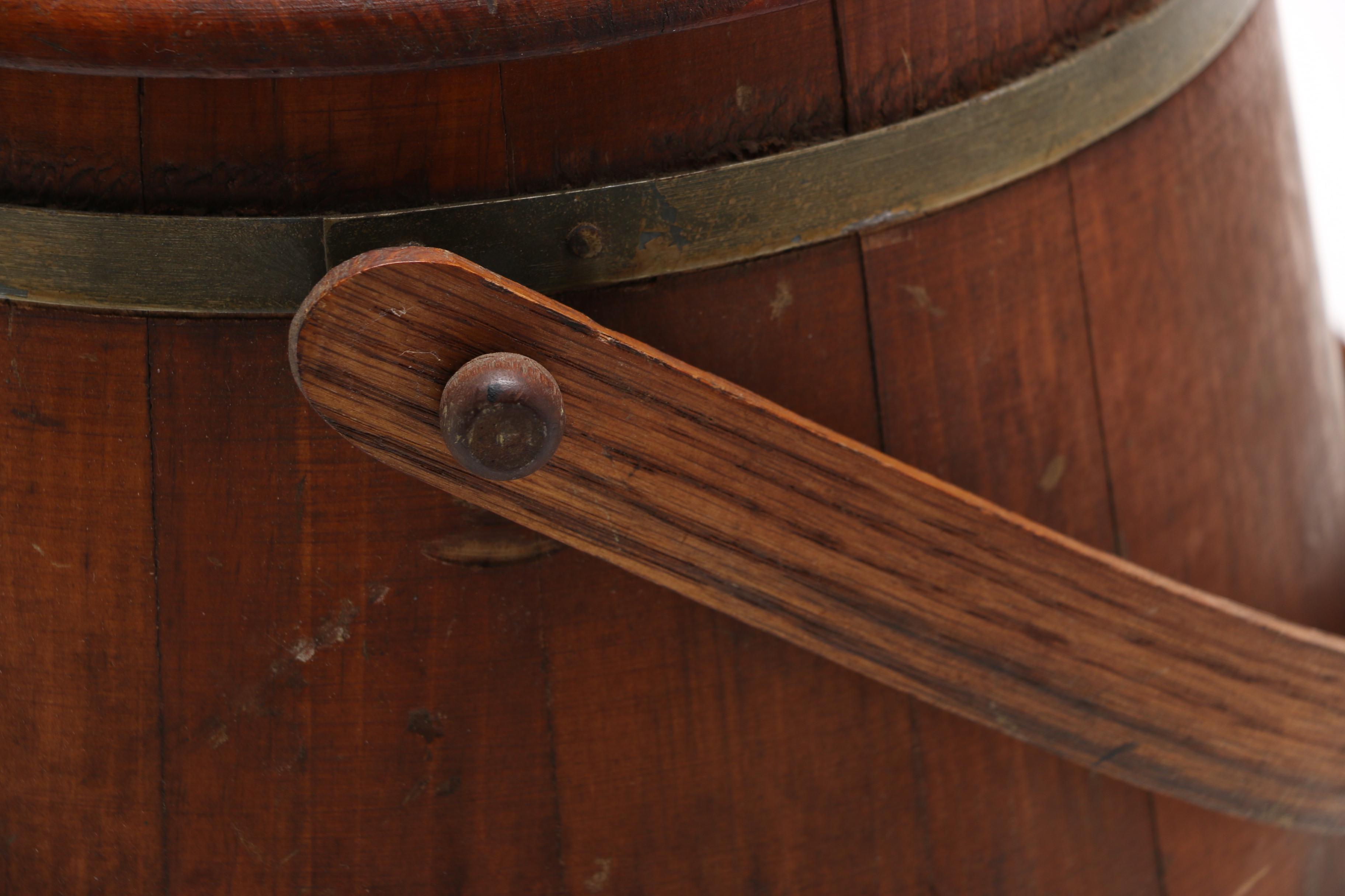 Vintage Firkin Shoe Shine Prop Bucket