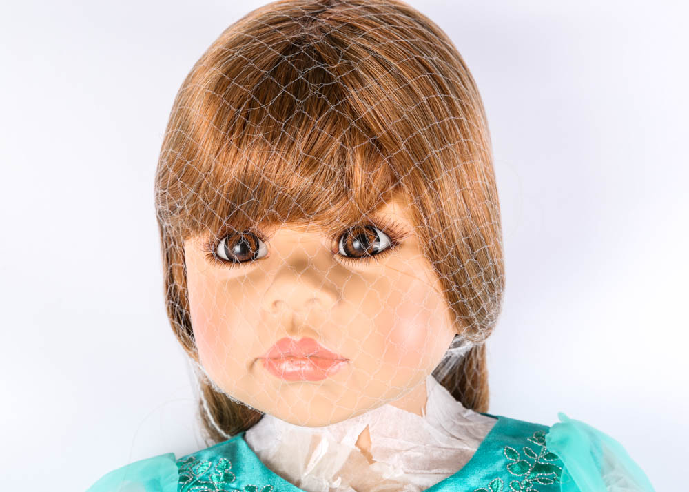Strawberry Blonde "Jasmine" Doll with Brown Eyes by MasterPiece Dolls