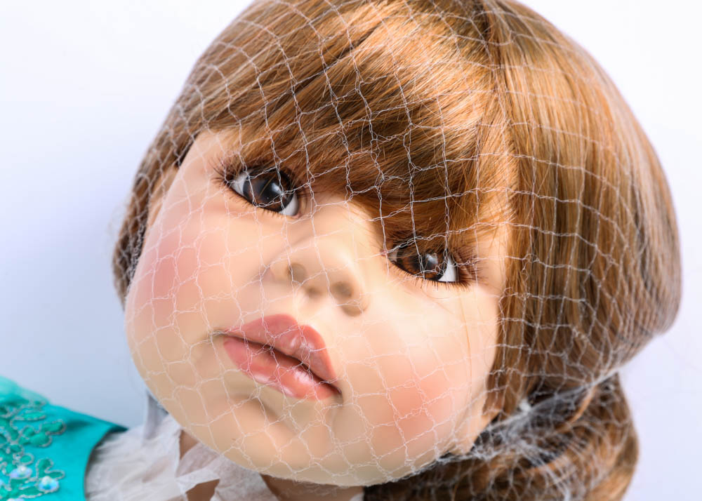 Strawberry Blonde "Jasmine" Doll with Brown Eyes by MasterPiece Dolls