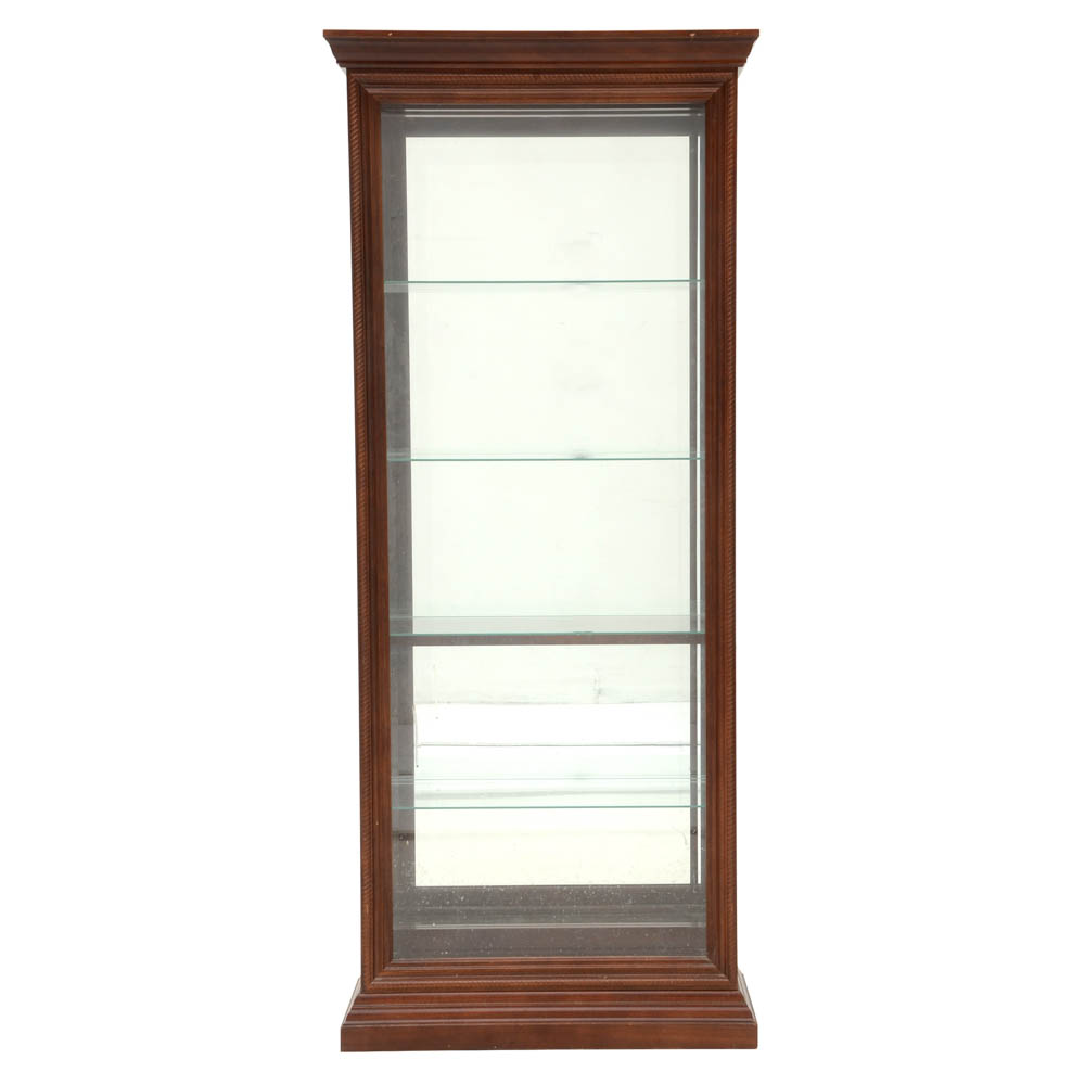 Howard Miller illuminated Cherry Curio Cabinet
